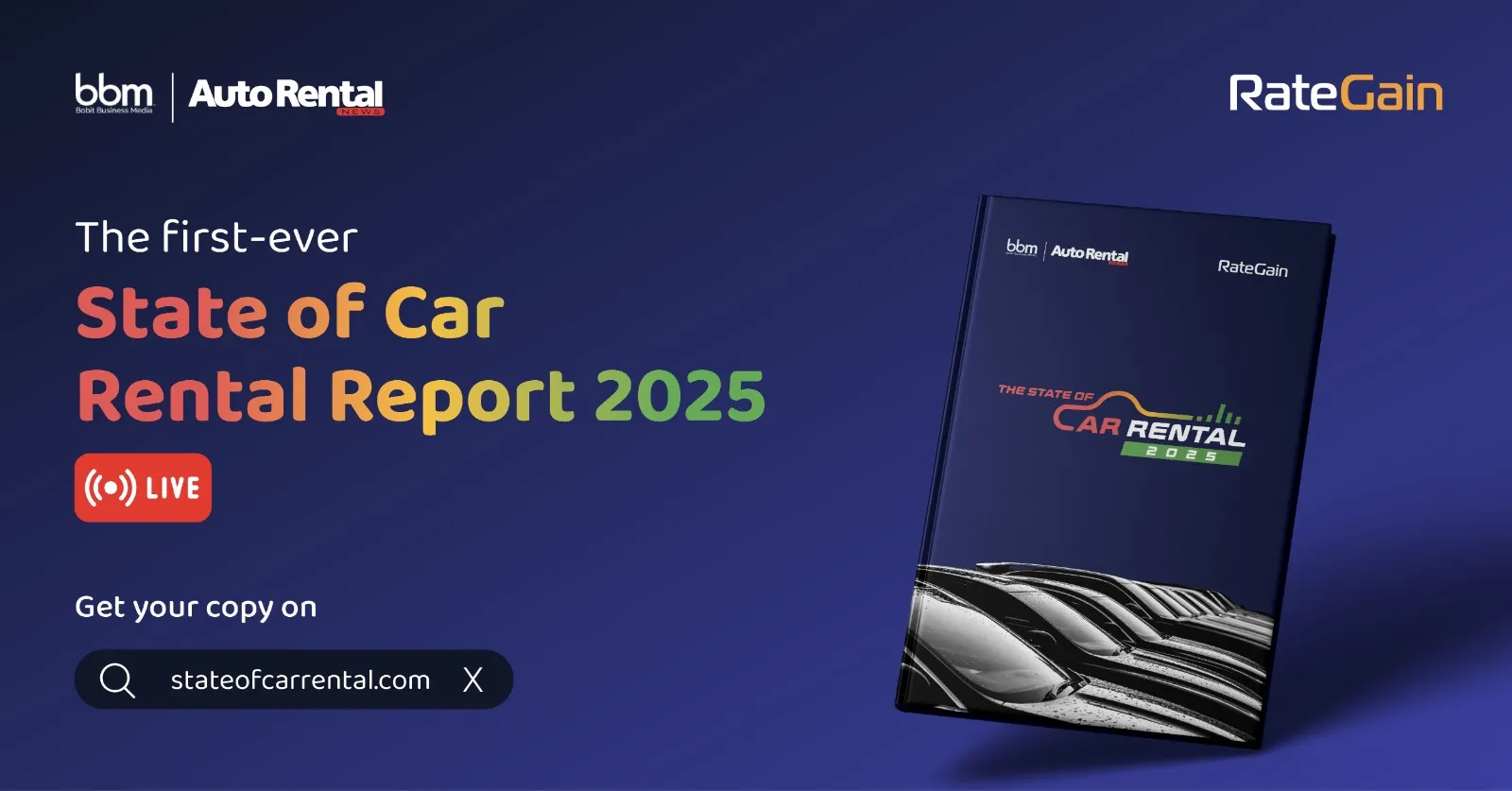 RateGain Releases an Industry First Report on the Global State of Car Rentals Blog Image
